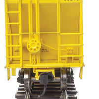 55' Evans 4780 Cubic Foot 3-Bay Covered Hopper - Ready To Run -- Archer-Daniels-Midland UELX #30245 (yellow, blue; Molecule Logo)