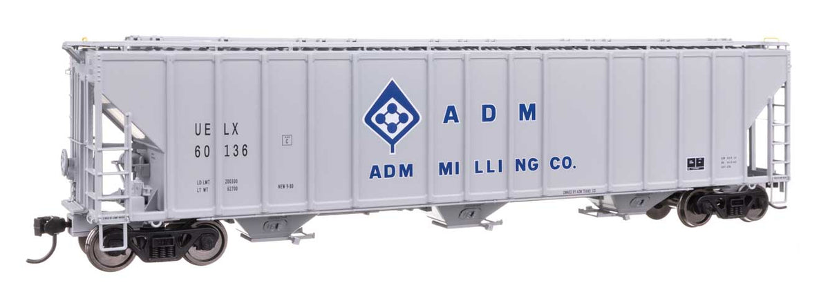 55' Evans 4780 Covered Hopper - Ready To Run -- ADM-Milling UELX #60136-1