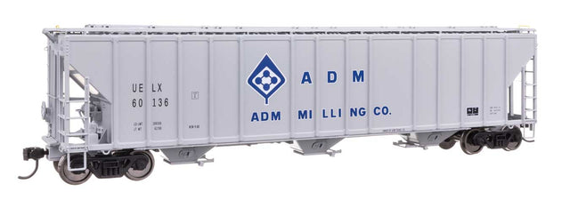 55' Evans 4780 Covered Hopper - Ready To Run -- ADM-Milling UELX #60136-1
