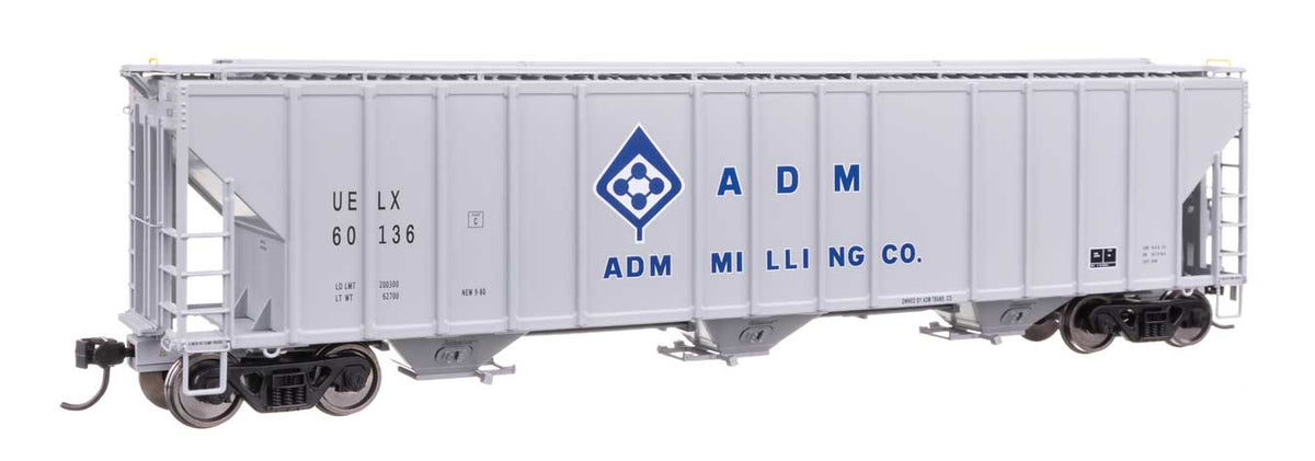 55' Evans 4780 Covered Hopper - Ready To Run -- ADM-Milling UELX #60136-2