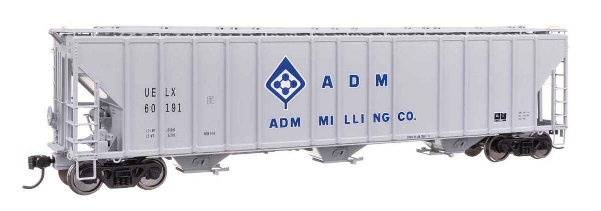 55' Evans 4780 Covered Hopper - Ready To Run -- ADM-Milling UELX #60191-1