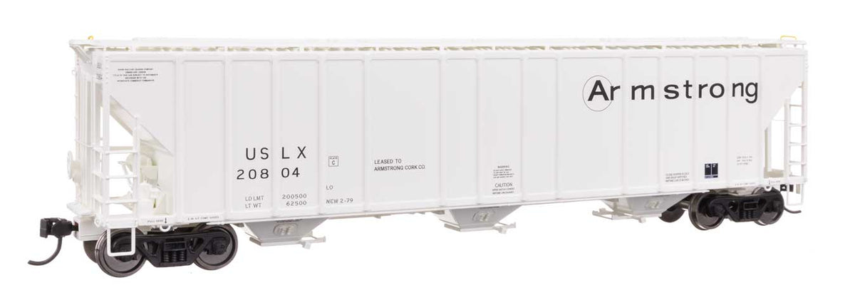 55' Evans 4780 Covered Hopper - Ready To Run -- Armstrong USLX #20804-1