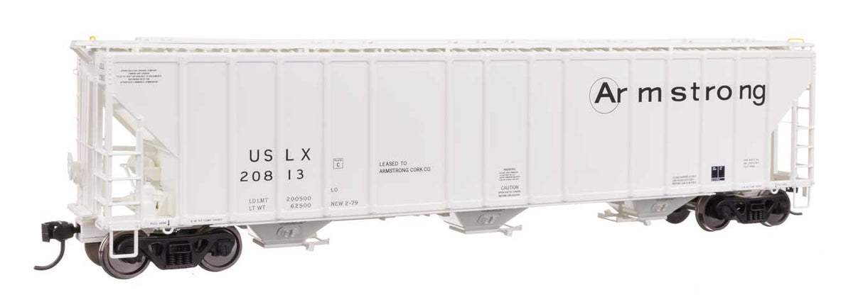 55' Evans 4780 Covered Hopper - Ready To Run -- Armstrong USLX #20813-1