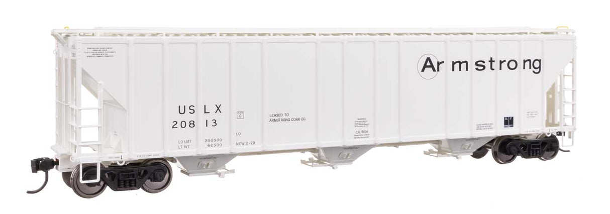 55' Evans 4780 Covered Hopper - Ready To Run -- Armstrong USLX #20813-2