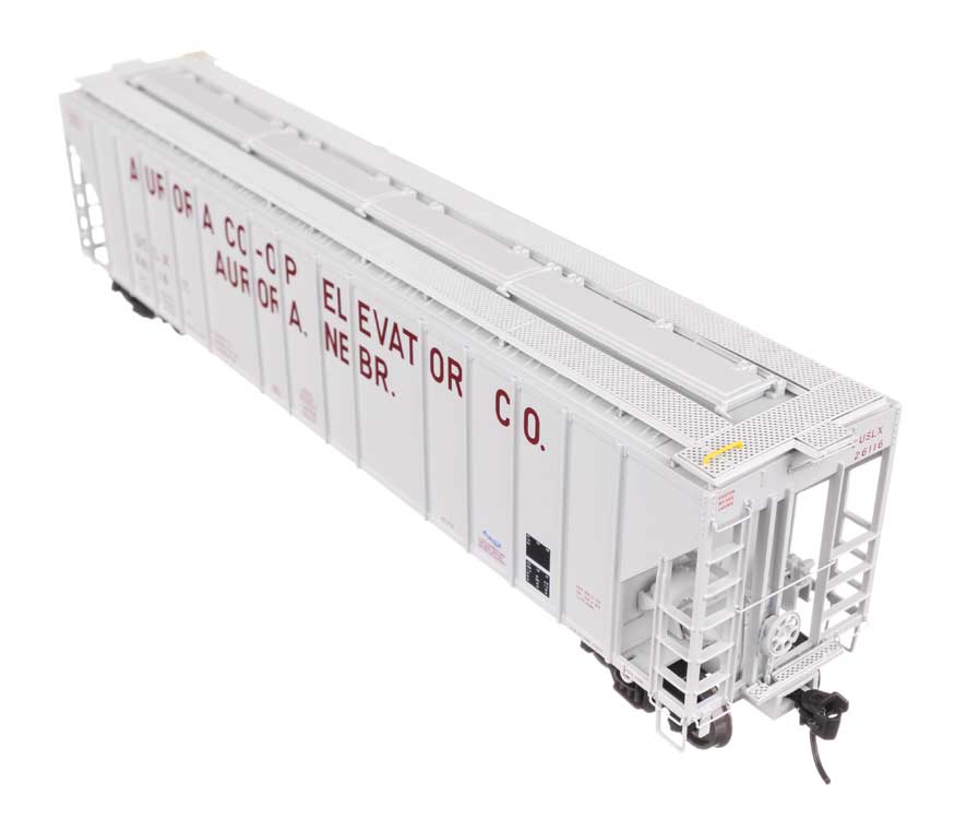 55' Evans 4780 Covered Hopper - Ready To Run -- Aurora Coop USLX #26116-5