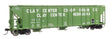 55' Evans 4780 Covered Hopper - Ready To Run -- Clay Center USLX #26283-1