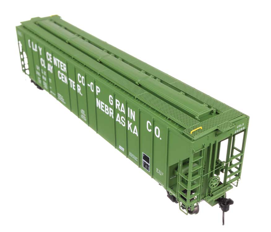 55' Evans 4780 Covered Hopper - Ready To Run -- Clay Center USLX #26288-5