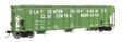 55' Evans 4780 Covered Hopper - Ready To Run -- Clay Center USLX #26291-1