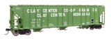 55' Evans 4780 Covered Hopper - Ready To Run -- Clay Center USLX #26291-1