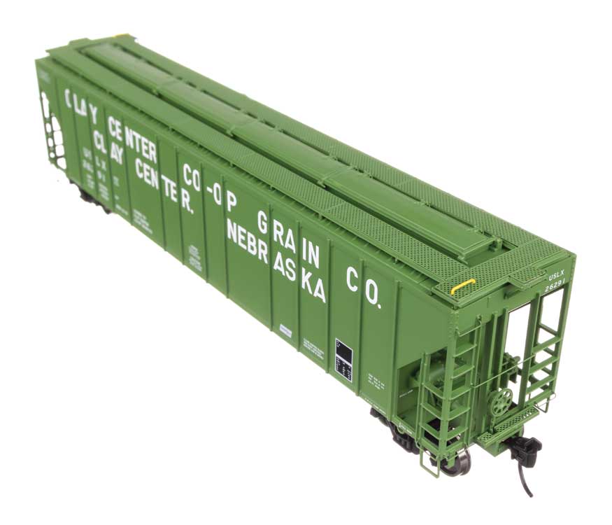 55' Evans 4780 Covered Hopper - Ready To Run -- Clay Center USLX #26291-5