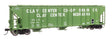 55' Evans 4780 Covered Hopper - Ready To Run -- Clay Center USLX #26294-1