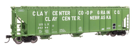 55' Evans 4780 Covered Hopper - Ready To Run -- Clay Center USLX #26294-1