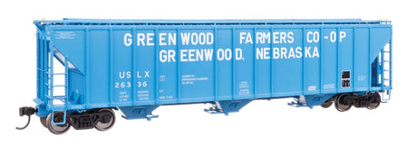 55' Evans 4780 Covered Hopper - Ready To Run -- Greenwood USLX #26336-2