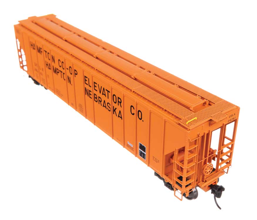 55' Evans 4780 Covered Hopper - Ready To Run -- Hampton Co-op USLX #26261-5