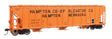 55' Evans 4780 Covered Hopper - Ready To Run -- Hampton Co-op USLX #26263-1