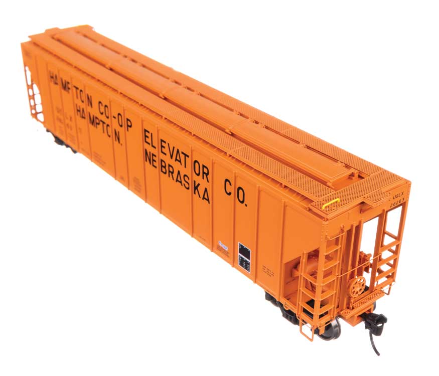 55' Evans 4780 Covered Hopper - Ready To Run -- Hampton Co-op USLX #26263-5