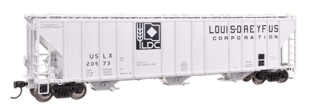 55' Evans 4780 Covered Hopper - Ready To Run -- Louis Dreyfus USLX #20573-1