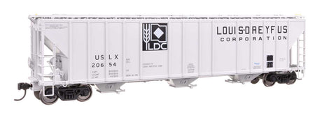 55' Evans 4780 Covered Hopper - Ready To Run -- Louis Dreyfus USLX #20654-1