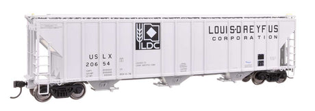 55' Evans 4780 Covered Hopper - Ready To Run -- Louis Dreyfus USLX #20654-2