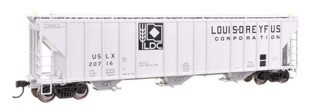 55' Evans 4780 Covered Hopper - Ready To Run -- Louis Dreyfus USLX #20716-2