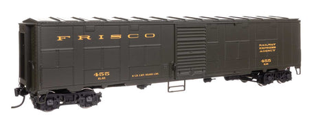 NYC-Style Express Boxcar Troop Sleeper Conversion - Ready to Run -- St. Louis-San Francisco #455 (green, Frisco Lettering)-2