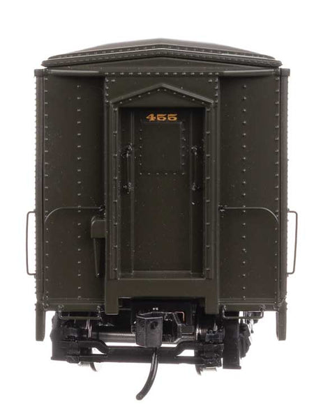 NYC-Style Express Boxcar Troop Sleeper Conversion - Ready to Run -- St. Louis-San Francisco #455 (green, Frisco Lettering)-3