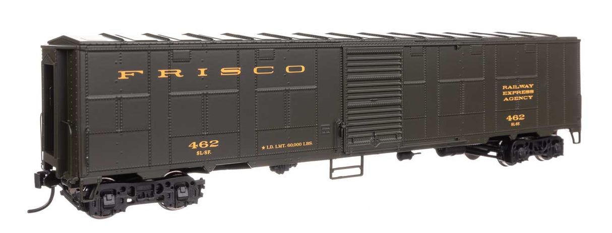 NYC-Style Express Boxcar Troop Sleeper Conversion - Ready to Run -- St. Louis-San Francisco #462 (green, Frisco Lettering)-2