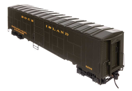 NYC-Style Express Boxcar Troop Sleeper Conversion - Ready to Run -- Rock Island #4206-4