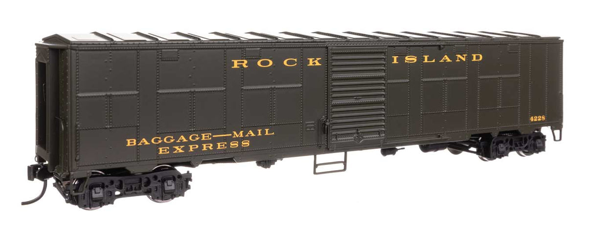 NYC-Style Express Boxcar Troop Sleeper Conversion - Ready to Run -- Rock Island #4228-2