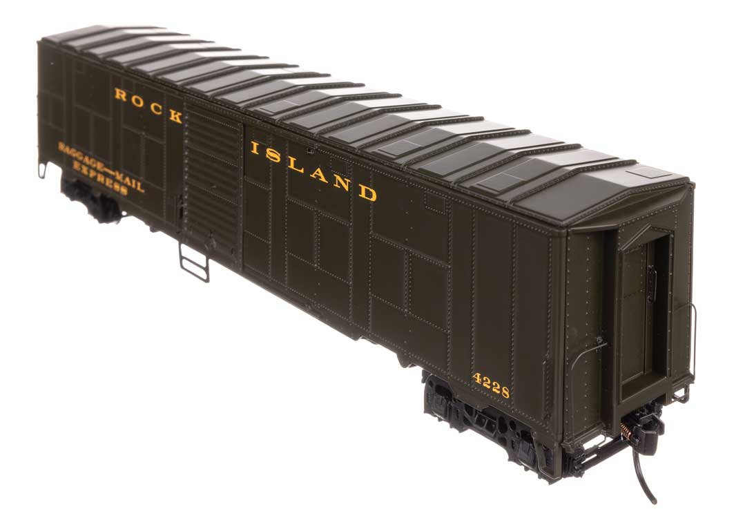 NYC-Style Express Boxcar Troop Sleeper Conversion - Ready to Run -- Rock Island #4228-4