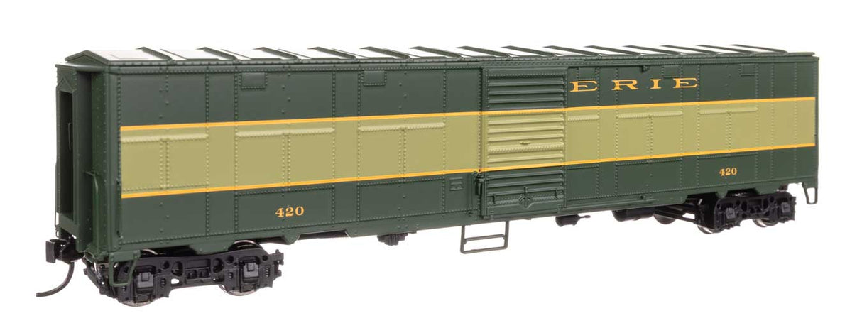 NYC-Style Express Boxcar Troop Sleeper Conversion - Ready to Run -- Erie #420-2