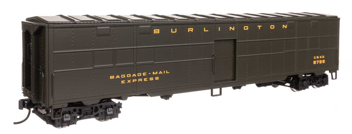 CBQ-Style Express Boxcar Troop Kitchen Conversion - Ready to Run -- Chicago, Burlington & Quincy #8799-1