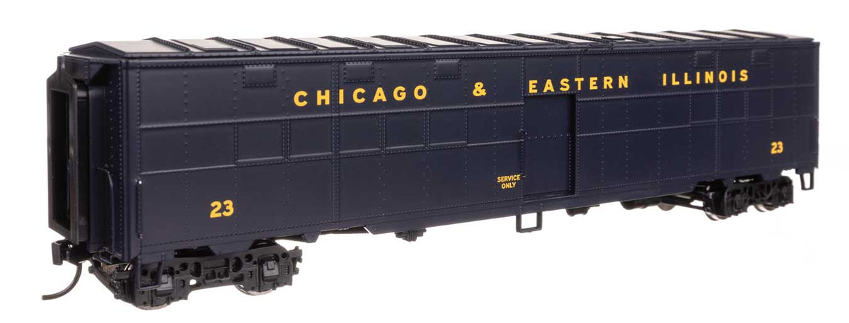 CBQ-Style Express Boxcar Troop Kitchen Conversion - Ready to Run -- Chicago & Eastern Illinois #23-2