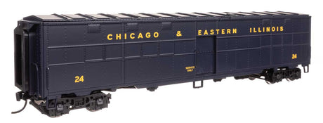 CBQ-Style Express Boxcar Troop Kitchen Conversion - Ready to Run -- Chicago & Eastern Illinois #24-1