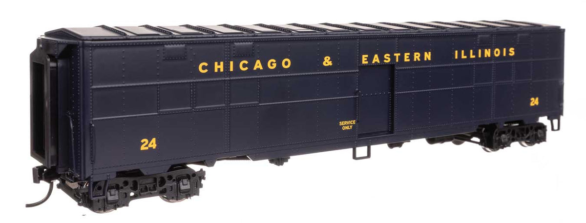 CBQ-Style Express Boxcar Troop Kitchen Conversion - Ready to Run -- Chicago & Eastern Illinois #24-2