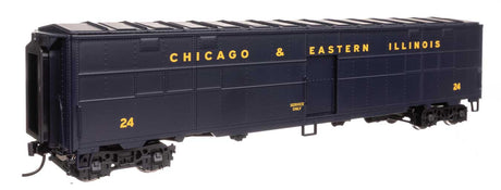 CBQ-Style Express Boxcar Troop Kitchen Conversion - Ready to Run -- Chicago & Eastern Illinois #24-2