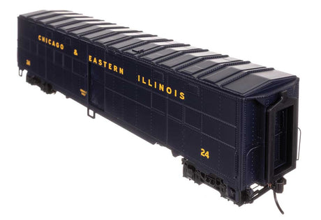CBQ-Style Express Boxcar Troop Kitchen Conversion - Ready to Run -- Chicago & Eastern Illinois #24-4