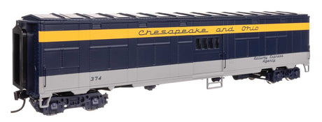 C&O-Style Express Boxcar Troop Sleeper Conversion - Ready to Run -- Chesapeake & Ohio (Tri-Color) #374-2