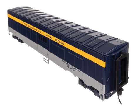 C&O-Style Express Boxcar Troop Sleeper Conversion - Ready to Run -- Chesapeake & Ohio (Tri-Color) #374-4