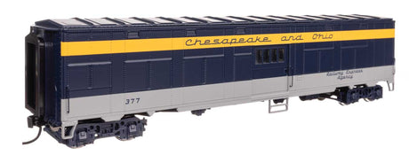 C&O-Style Express Boxcar Troop Sleeper Conversion - Ready to Run -- Chesapeake & Ohio (Tri-Color) #377-1