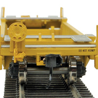 Gunderson Rebuilt All-Purpose 40' Well Car - Ready-To-Run -- TTX DTTX #455850 (yellow, black; maroon Logo, Forward Thinking Slogan)