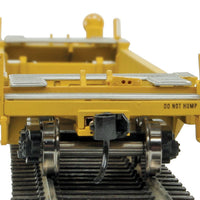 Gunderson Rebuilt All-Purpose 40' Well Car - Ready-To-Run -- TTX DTTX #455850 (yellow, black; maroon Logo, Forward Thinking Slogan)