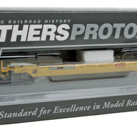 Gunderson Rebuilt All-Purpose 40' Well Car - Ready-To-Run -- TTX DTTX #455850 (yellow, black; maroon Logo, Forward Thinking Slogan)