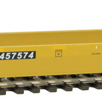 Gunderson Rebuilt All-Purpose 40' Well Car - Ready-To-Run -- TTX DTTX #457574 (yellow, black; maroon Logo, Forward Thinking Slogan)