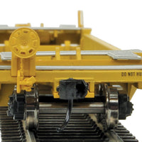 Gunderson Rebuilt All-Purpose 40' Well Car - Ready-To-Run -- TTX DTTX #457574 (yellow, black; maroon Logo, Forward Thinking Slogan)