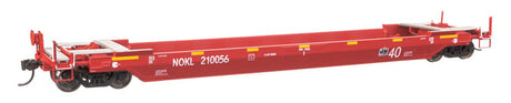 Gunderson Rebuilt All-Purpose 40' Well Car - Ready-To-Run -- Northwestern Oklahoma Railroad (red) #210056-1