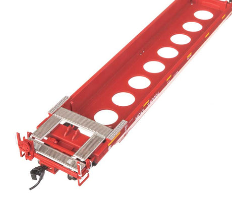 Gunderson Rebuilt All-Purpose 40' Well Car - Ready-To-Run -- Northwestern Oklahoma Railroad (red) #210056-4