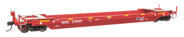 Gunderson Rebuilt All-Purpose 40' Well Car - Ready-To-Run -- Northwestern Oklahoma Railroad (red) #210059-1