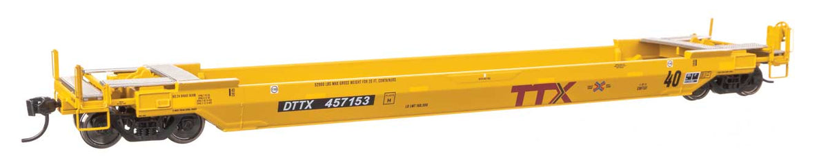 Gunderson Rebuilt All-Purpose 40' Well Car - Ready-To-Run -- DTTX (New Logo w/Railbox Logo) #457153-2