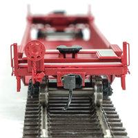 Gunderson As-Built All-Purpose 48' Well Car - Ready to Run -- Burlington Northern & Santa Fe #210000 (Renumbered Ex-BN; red, blue)